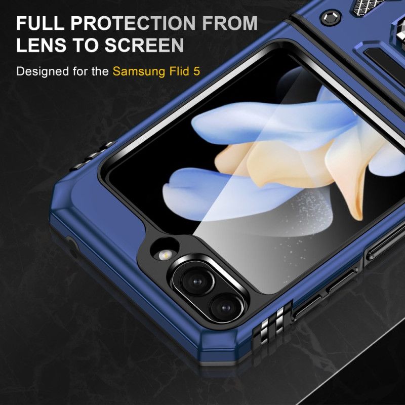 Kryt Samsung Galaxy Z Flip 6 Podporný Prsteň Série Armor