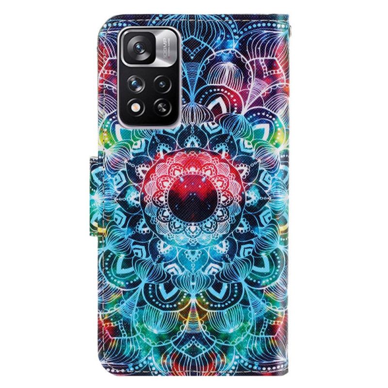 Kožené Puzdro Xiaomi Redmi Note 11 Pro Plus 5G Okázalá Strappy Mandala