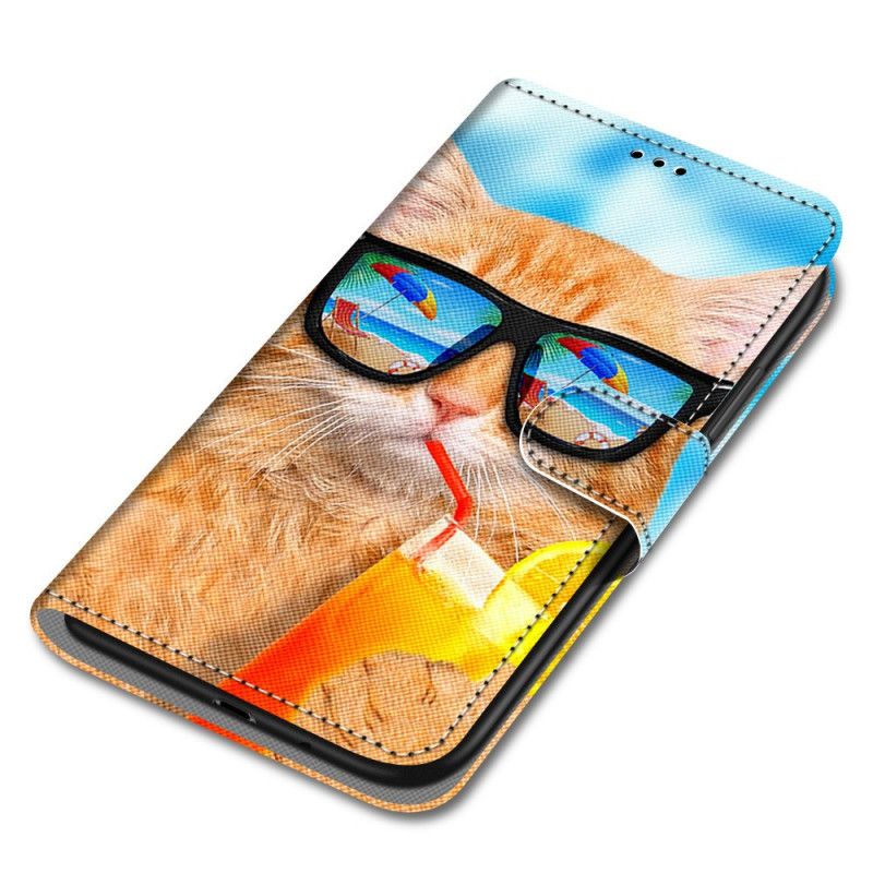 Kožené Puzdro Xiaomi Redmi Note 11 Pro Plus 5G Strappy Star Cat