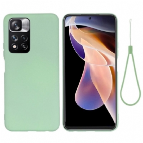 Kryt Xiaomi Redmi Note 11 Pro Plus 5G Tekutý Silikón So Šnúrkou