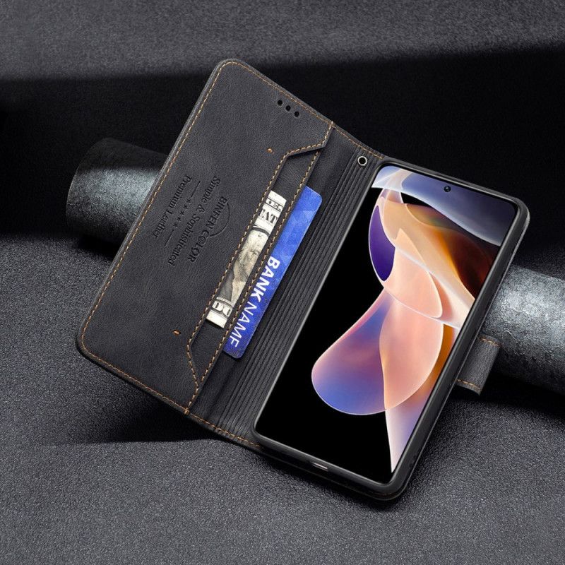 Peňaženkový Kryt Xiaomi Redmi Note 11 Pro Plus 5G Farba Rfid Binfen