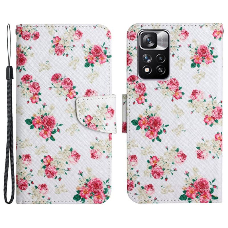 Peňaženkový Kryt Xiaomi Redmi Note 11 Pro Plus 5G Liberty Royal Flowers