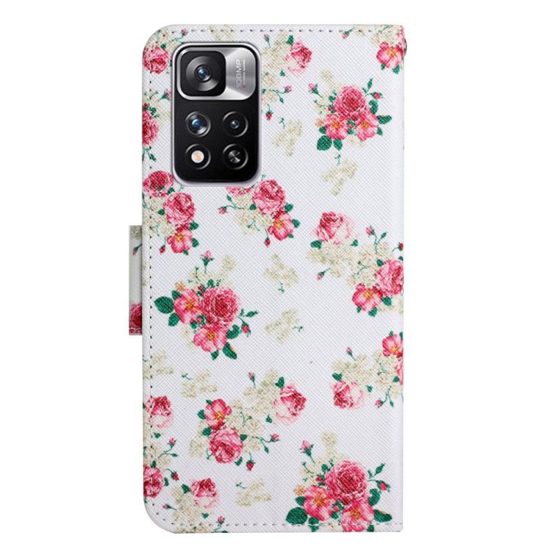 Peňaženkový Kryt Xiaomi Redmi Note 11 Pro Plus 5G Liberty Royal Flowers