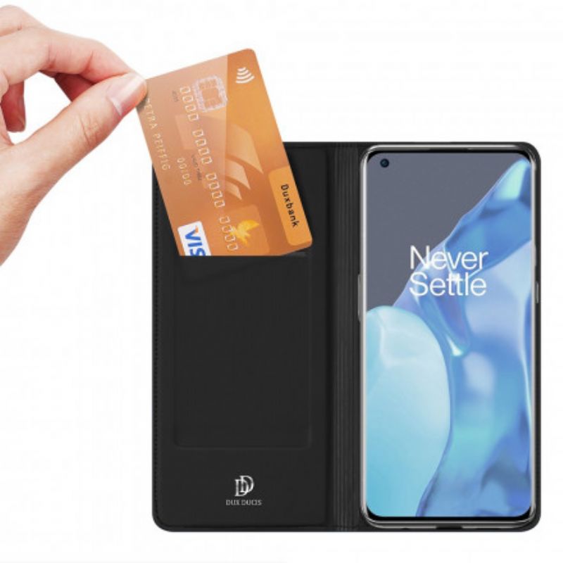 Flipové Puzdro OnePlus 9 Pro Kožené Puzdro Skin Pro Dux Ducis