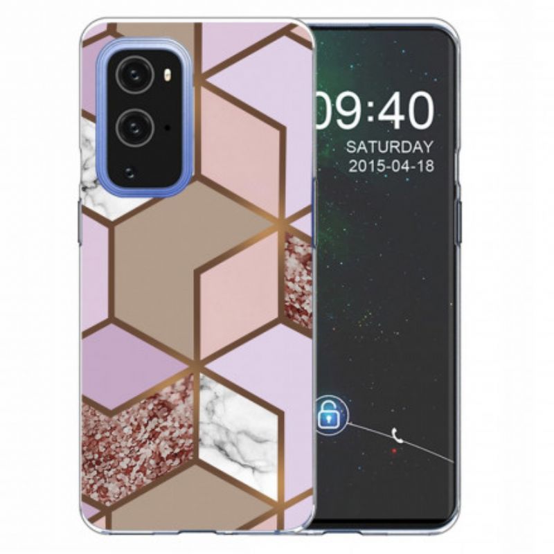 Kryt OnePlus 9 Pro Geometrický Mramor