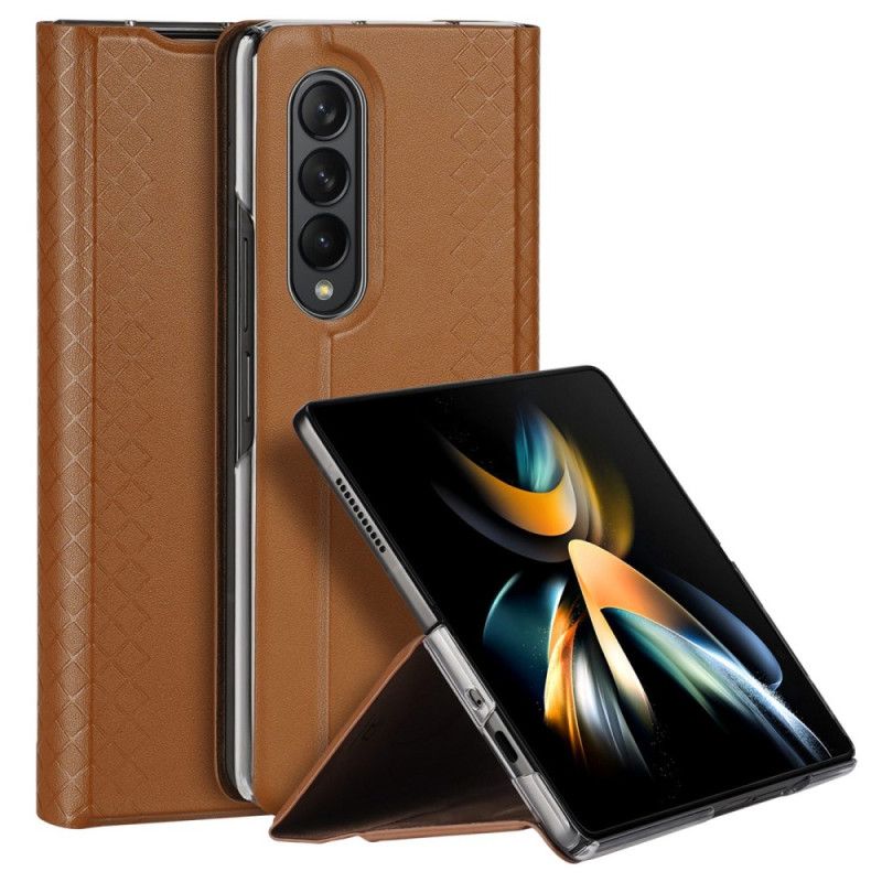 Flipové Puzdro Samsung Galaxy Z Fold 4 Kožené Puzdro Séria Dux Ducis Bril