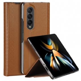 Flipové Puzdro Samsung Galaxy Z Fold 4 Kožené Puzdro Séria Dux Ducis Bril