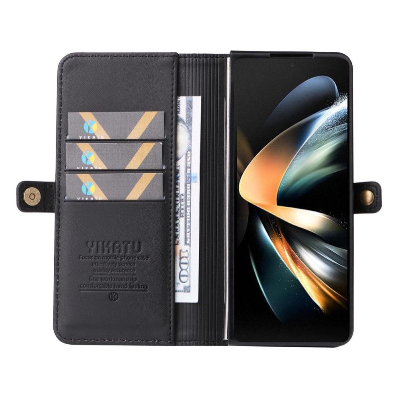 Kožené Puzdro Samsung Galaxy Z Fold 4 Yikatu Yk-001