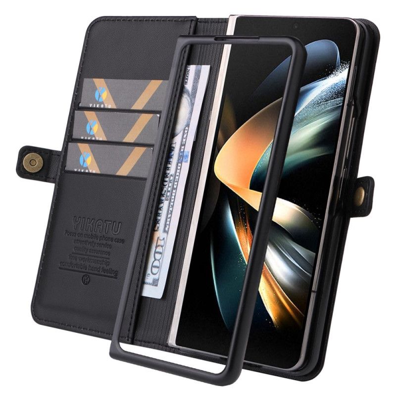 Kožené Puzdro Samsung Galaxy Z Fold 4 Yikatu Yk-001