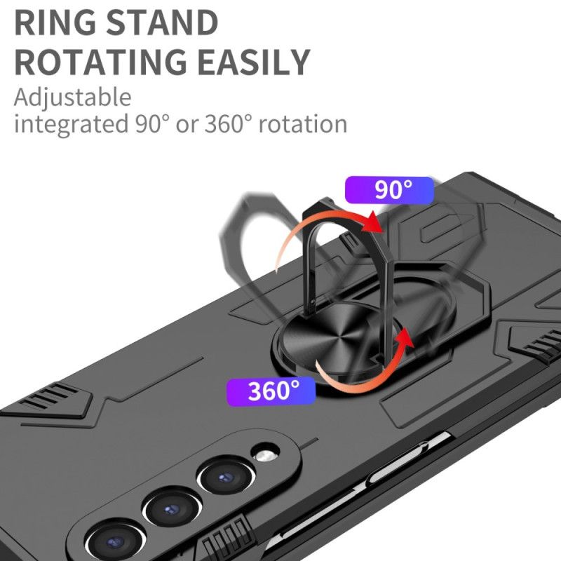 Kryt Samsung Galaxy Z Fold 4 Dvojmateriálový A Rotačný Krúžok