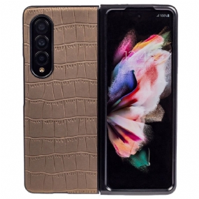 Kryt Samsung Galaxy Z Fold 4 Embosovaný Krokodíl