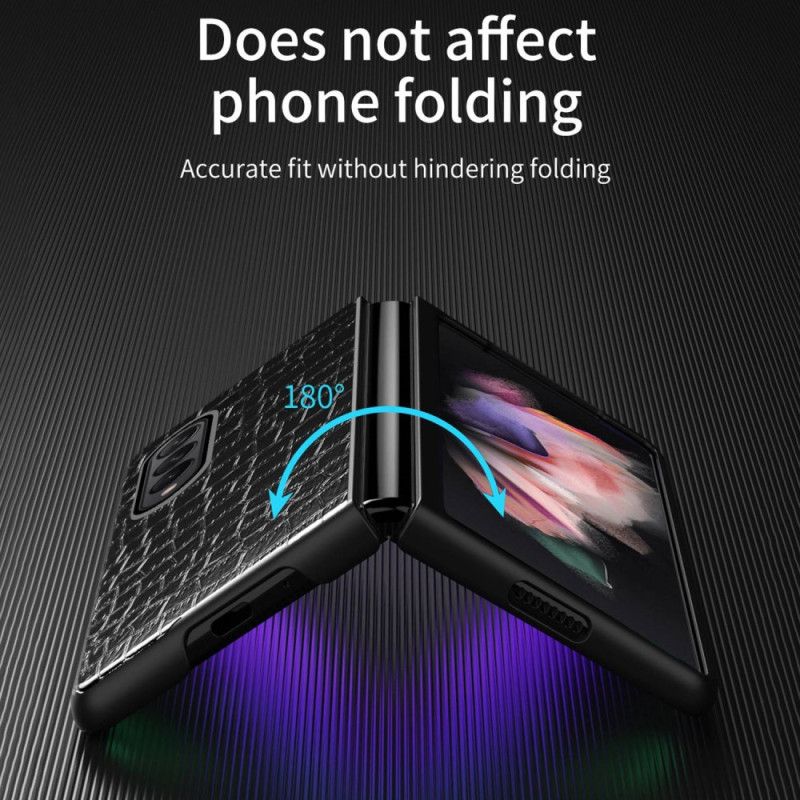 Kryt Samsung Galaxy Z Fold 4 Klasický Krokodíl