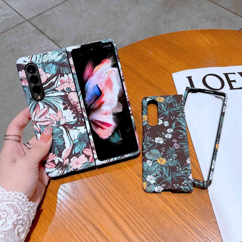 Kryt Samsung Galaxy Z Fold 4 Kvety Tapety