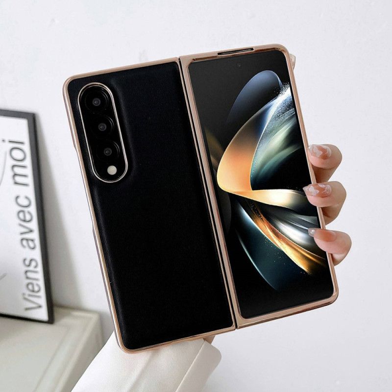 Kryt Samsung Galaxy Z Fold 4 Obyčajná Prémiová Umelá Koža