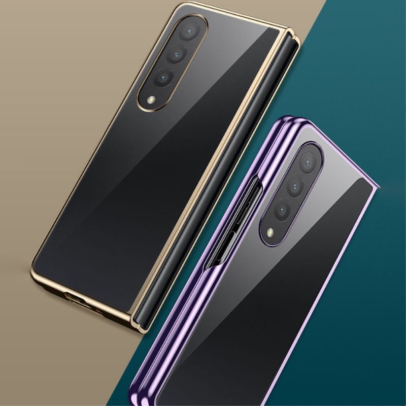 Kryt Samsung Galaxy Z Fold 4 Priehľadná Metalíza