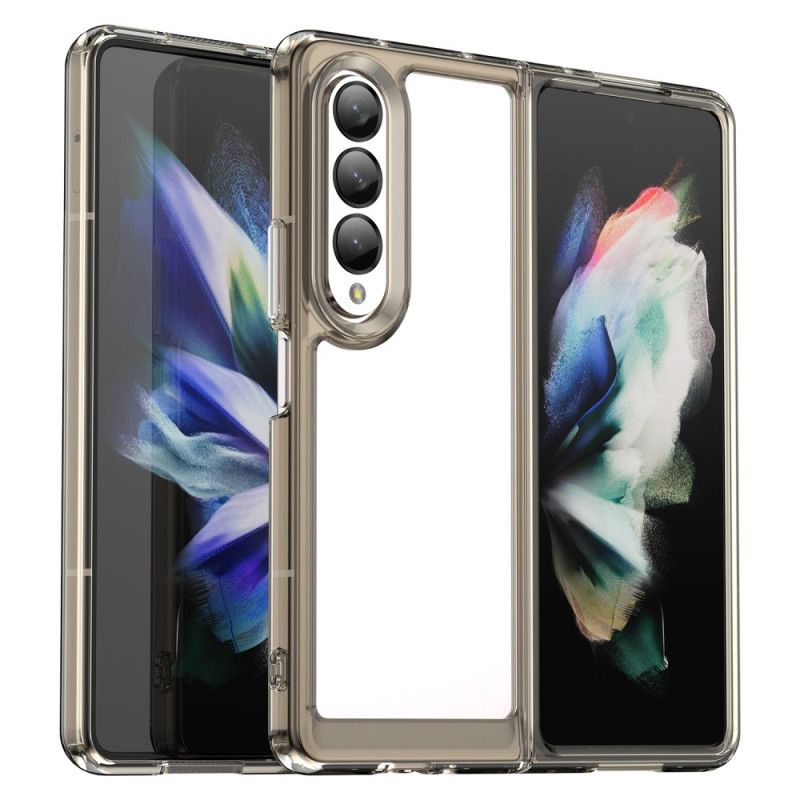 Kryt Samsung Galaxy Z Fold 4 Priehľadné Farebné Okraje