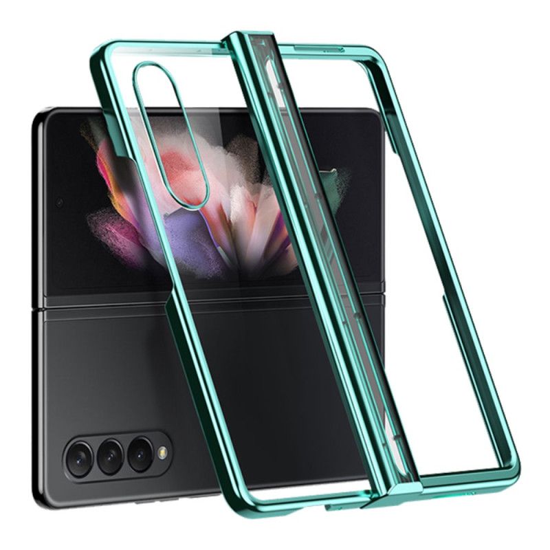 Kryt Samsung Galaxy Z Fold 4 Priehľadný Kovový Záves