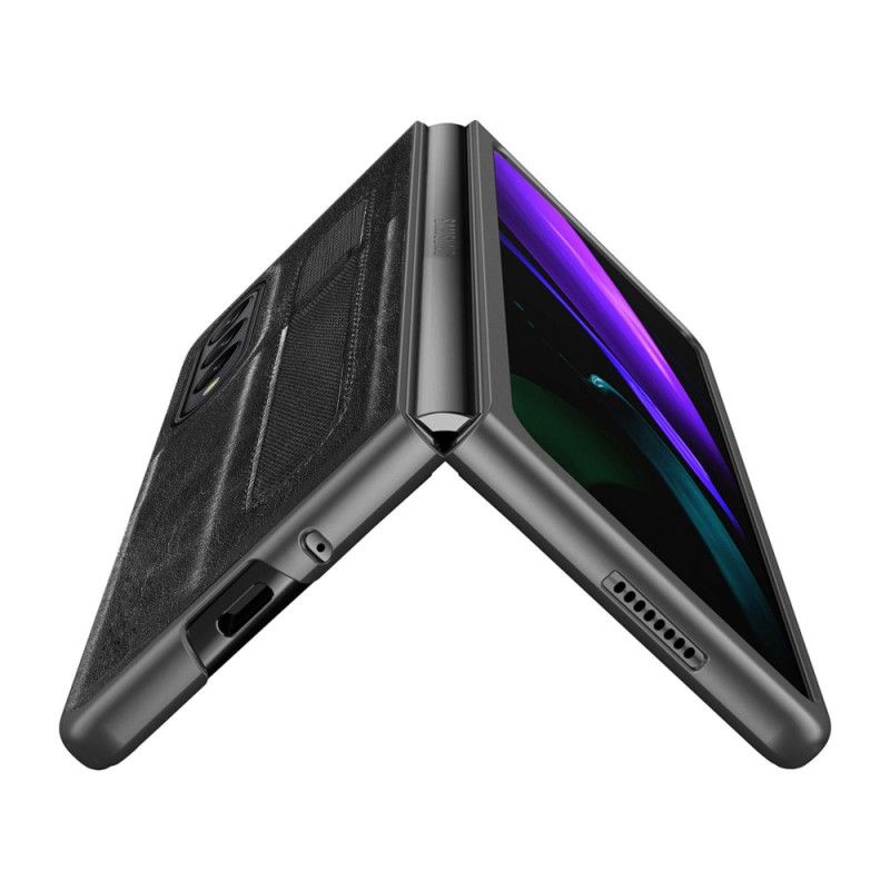 Kryt Samsung Galaxy Z Fold 4 Stylus Z Umelej Kože