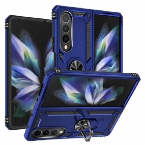 Kryt Samsung Galaxy Z Fold 4 Vojenská Trieda S Prsteňom