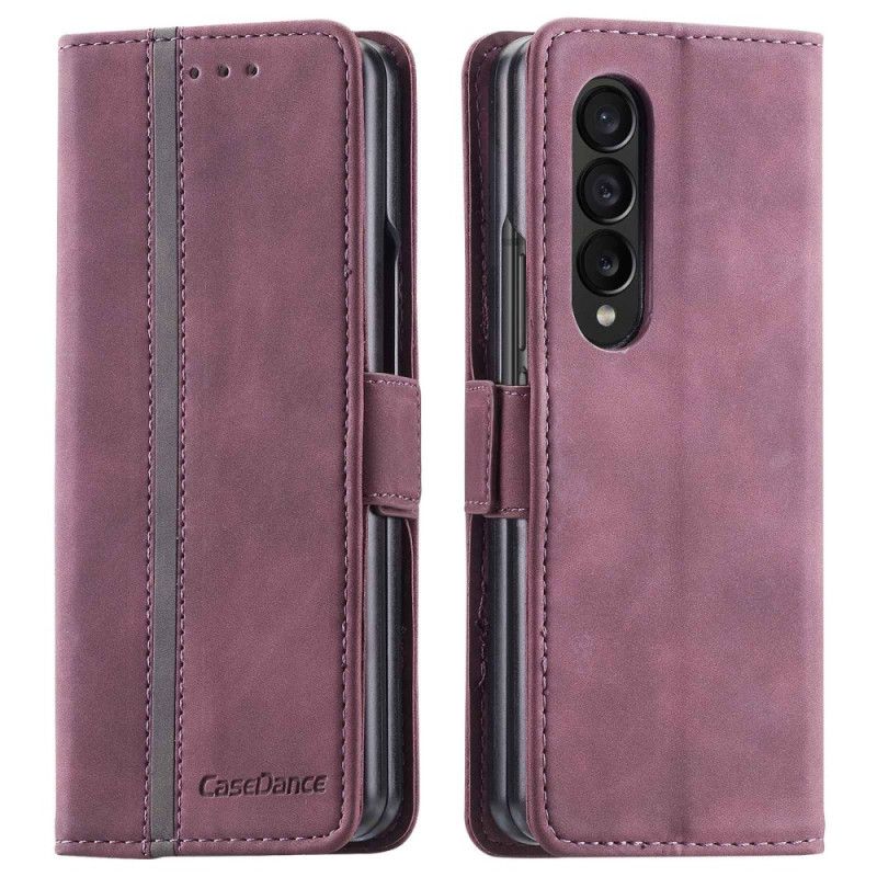 Peňaženkový Kryt Samsung Galaxy Z Fold 4 Casedance Serie Waltz 001