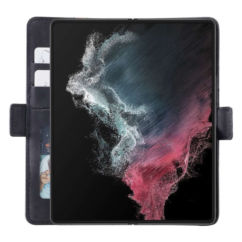 Peňaženkový Kryt Samsung Galaxy Z Fold 4 Casedance Serie Waltz 001