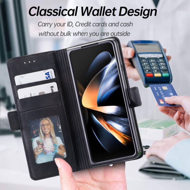 Peňaženkový Kryt Samsung Galaxy Z Fold 4 Casedance Serie Waltz 001