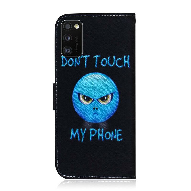 Kožené Puzdro Samsung Galaxy A41 Emoji Telefón