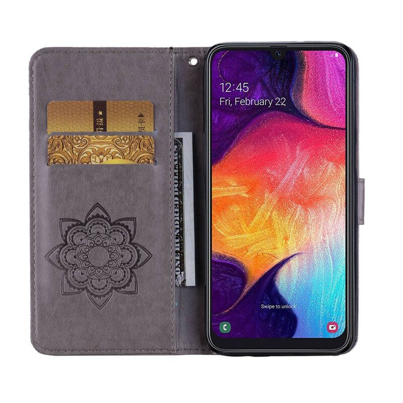 Kožené Puzdro Samsung Galaxy A41 Sova Mandala A Kúzlo