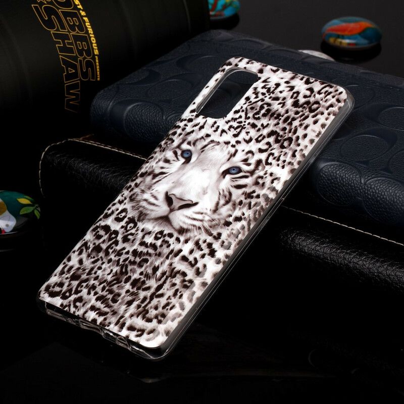 Kryt Samsung Galaxy A41 Leopard Fluorescenčný