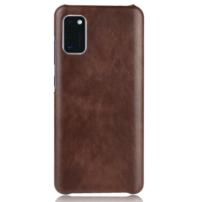 Kryt Samsung Galaxy A41 Litchi Performance Leather Effect