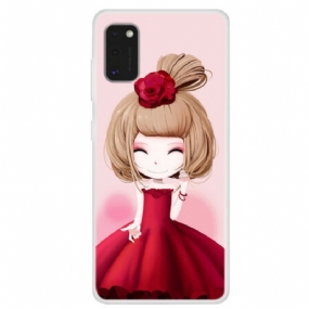 Kryt Samsung Galaxy A41 Manga Lady