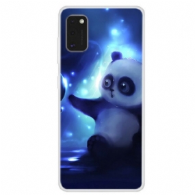 Kryt Samsung Galaxy A41 Panda Vo Vesmíre