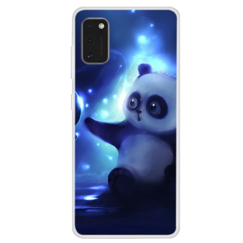 Kryt Samsung Galaxy A41 Panda Vo Vesmíre