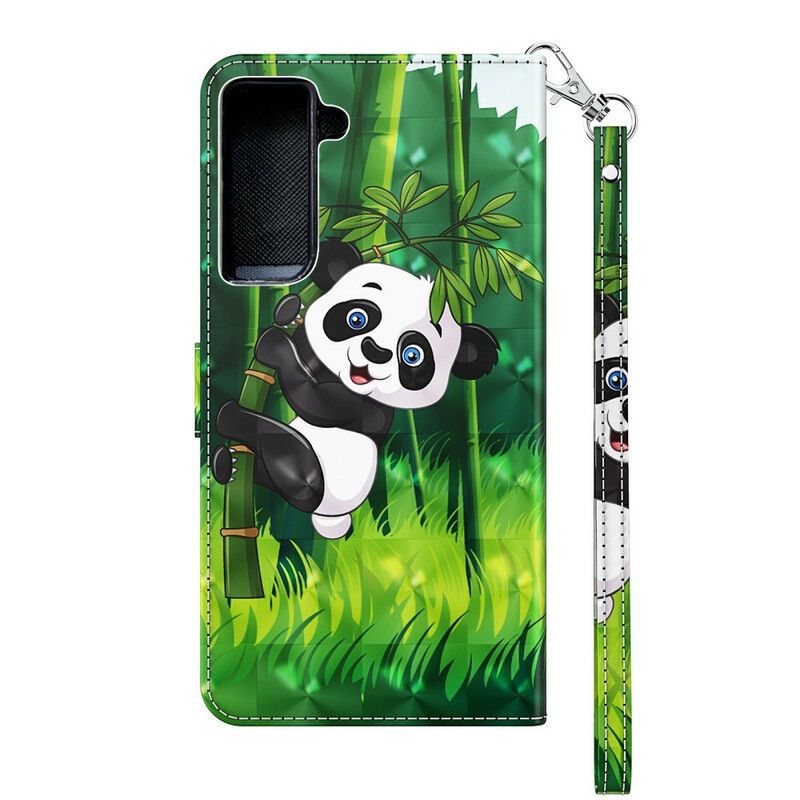 Flipové Puzdro Samsung Galaxy S21 5G Panda A Bambus