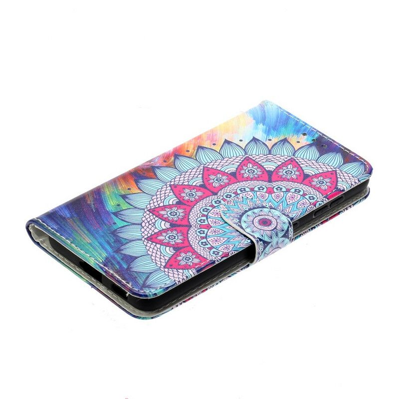 Kožené Puzdro Samsung Galaxy S21 5G Kráľ Mandala