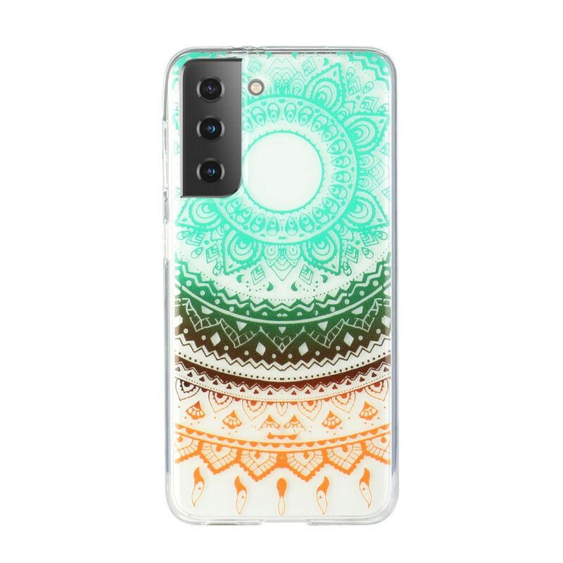 Kryt Samsung Galaxy S21 5G Bezšvová Kvetinová Mandala