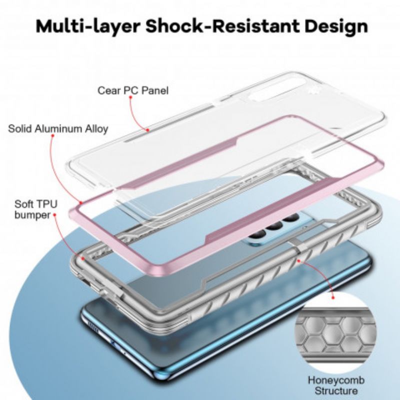 Kryt Samsung Galaxy S21 5G Clear Hybrid Edge Bumper