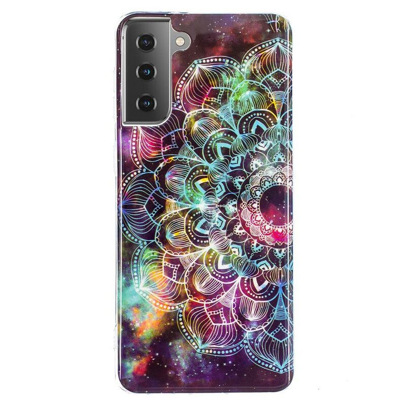 Kryt Samsung Galaxy S21 5G Fluorescenčná Kvetinová Séria