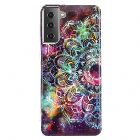 Kryt Samsung Galaxy S21 5G Fluorescenčná Kvetinová Séria