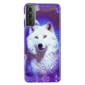 Kryt Samsung Galaxy S21 5G Fluorescenčná Séria Wolf