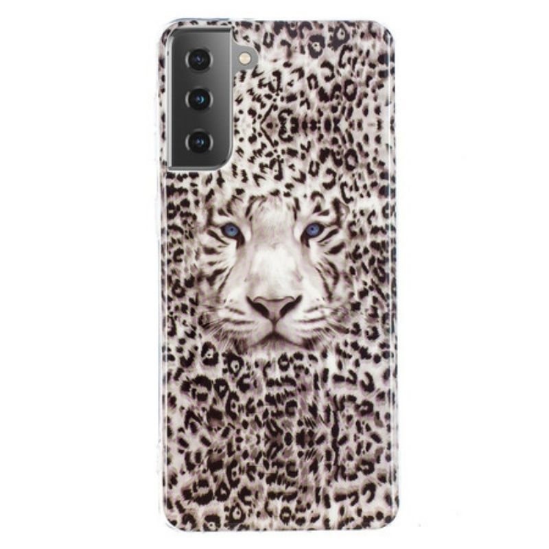 Kryt Samsung Galaxy S21 5G Leopard Fluorescenčný