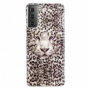 Kryt Samsung Galaxy S21 5G Leopard Fluorescenčný