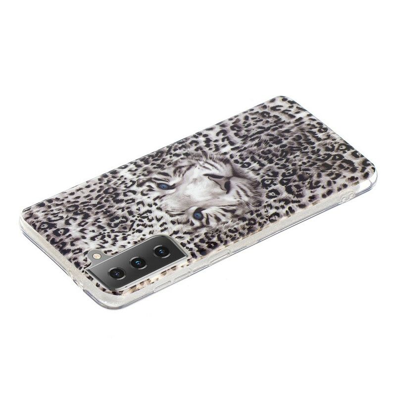 Kryt Samsung Galaxy S21 5G Leopard Fluorescenčný