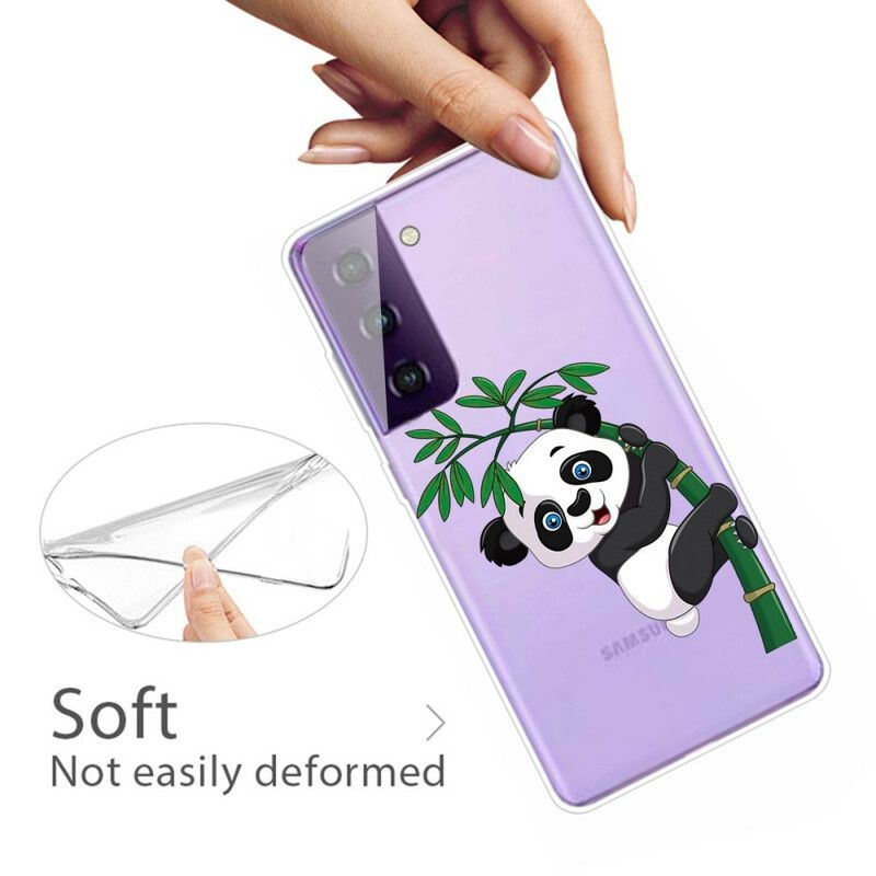 Kryt Samsung Galaxy S21 5G Panda Na Bambuse