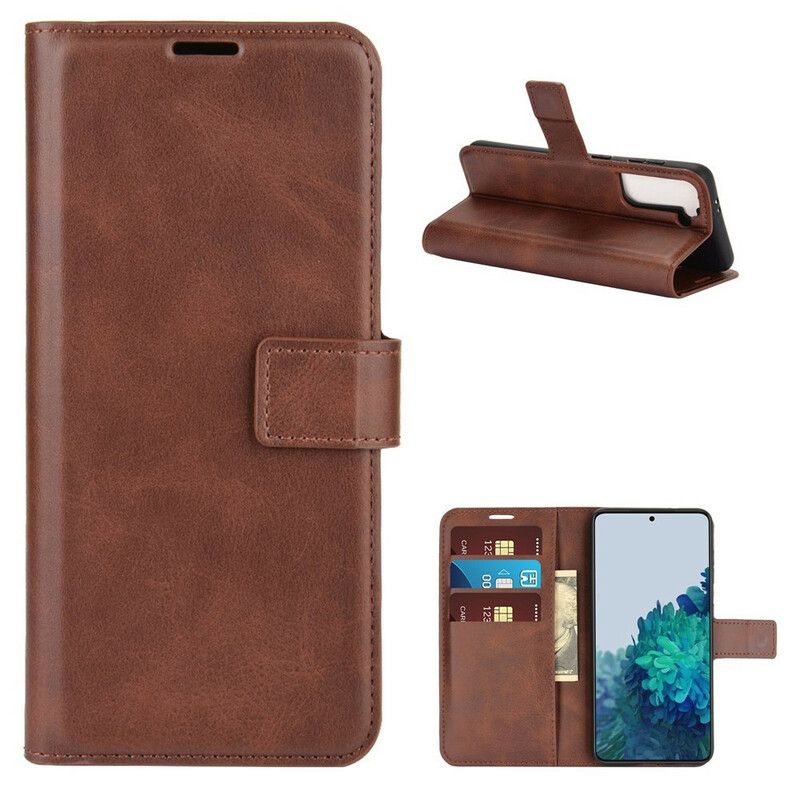 Peňaženkový Kryt Samsung Galaxy S21 5G Faux Leather Slim