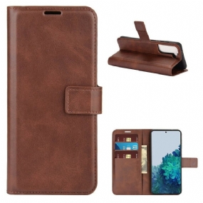 Peňaženkový Kryt Samsung Galaxy S21 5G Faux Leather Slim