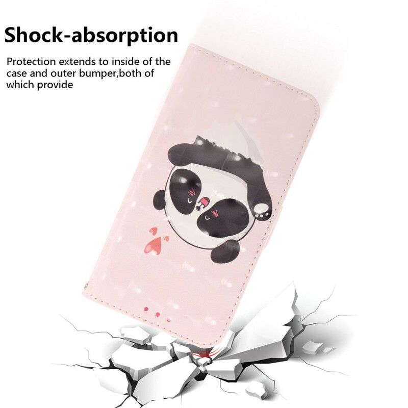 Peňaženkový Kryt Samsung Galaxy S21 5G Strappy Panda