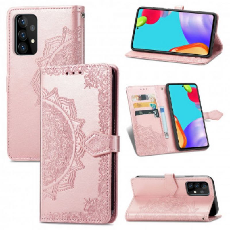 Kožené Puzdro Samsung Galaxy A52 4G / A52 5G / A52s 5G Mandala V Stredoveku