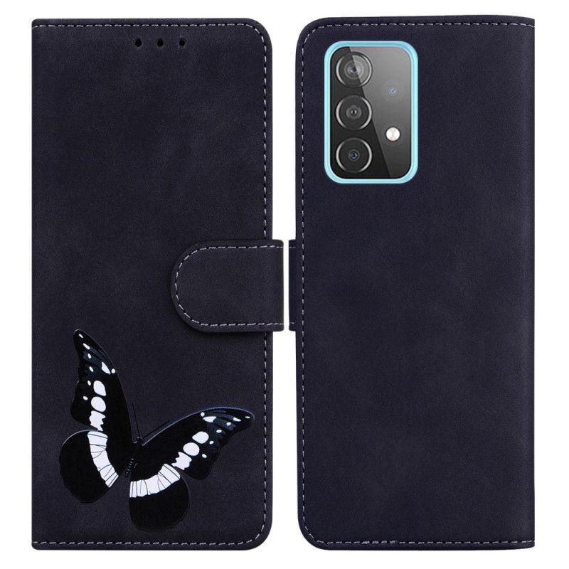 Kožené Puzdro Samsung Galaxy A52 4G / A52 5G / A52s 5G Skin-touch Butterfly