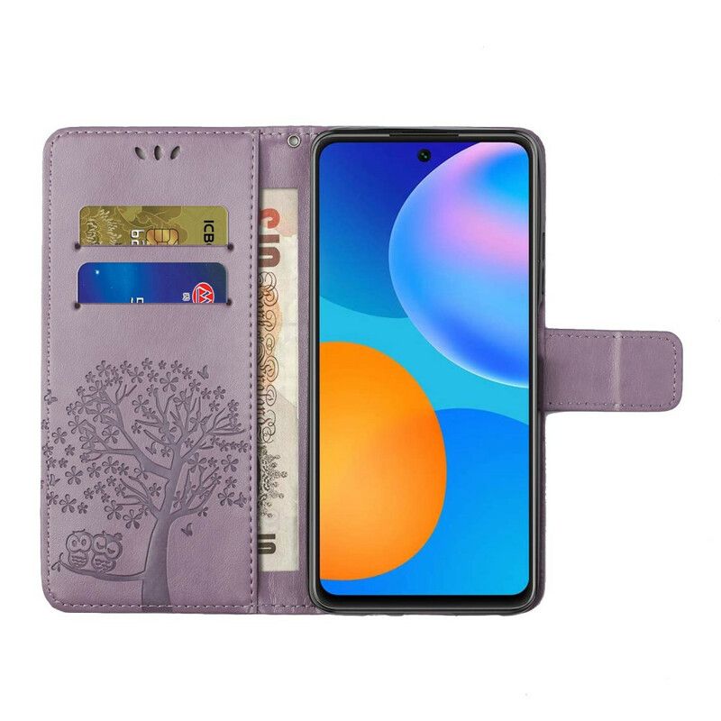 Kožené Puzdro Samsung Galaxy A52 4G / A52 5G / A52s 5G Tanga Strom A Sovy